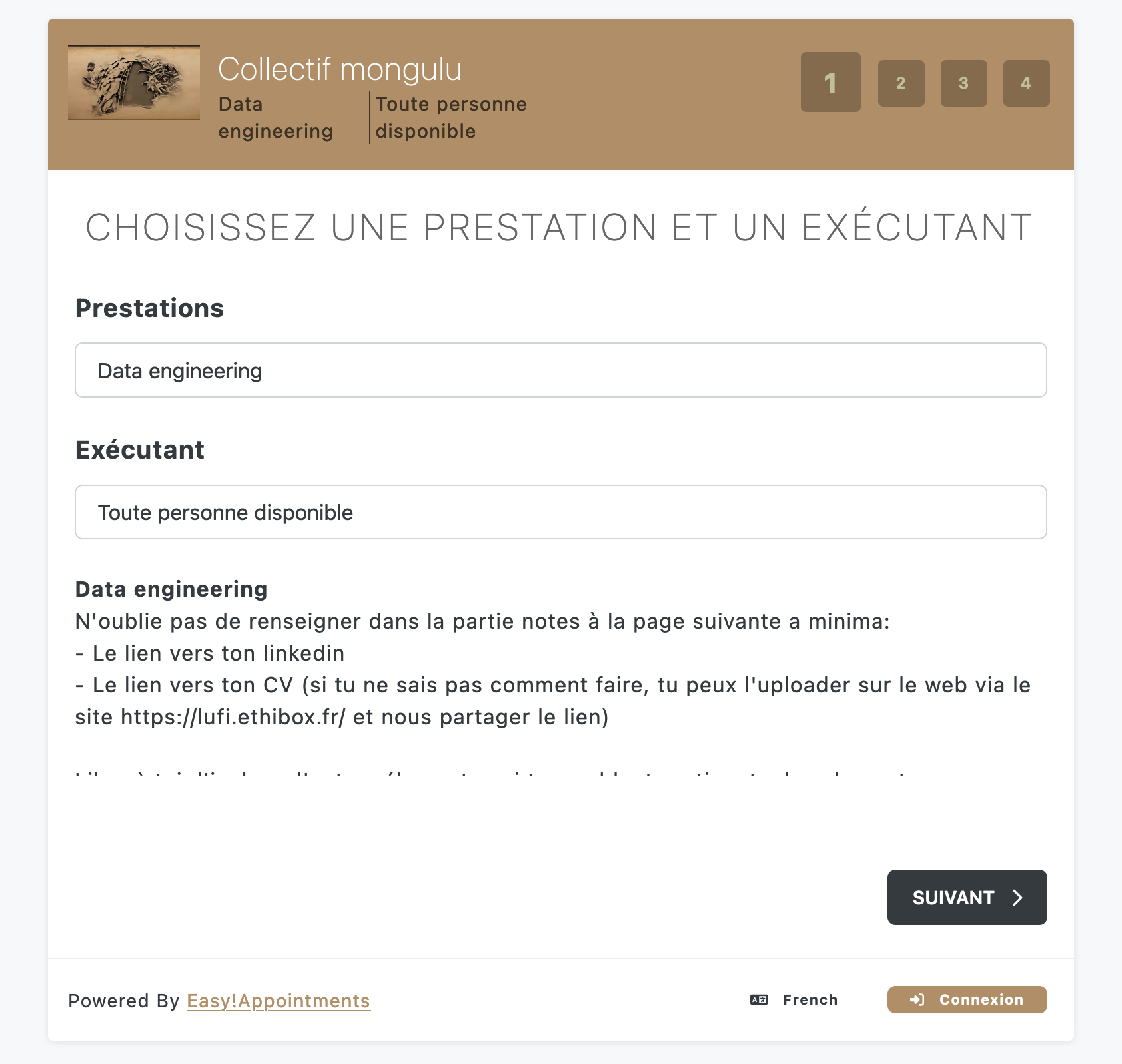 Aperçu du projet Manzi-mfa pour l'accompagnement vers les stages IT